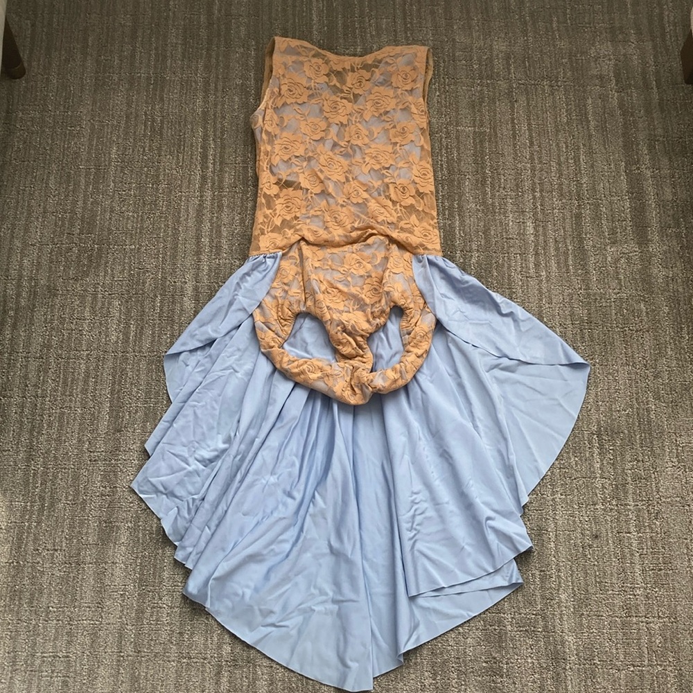 Kelle High-Low Style Laced Costume with Low Back